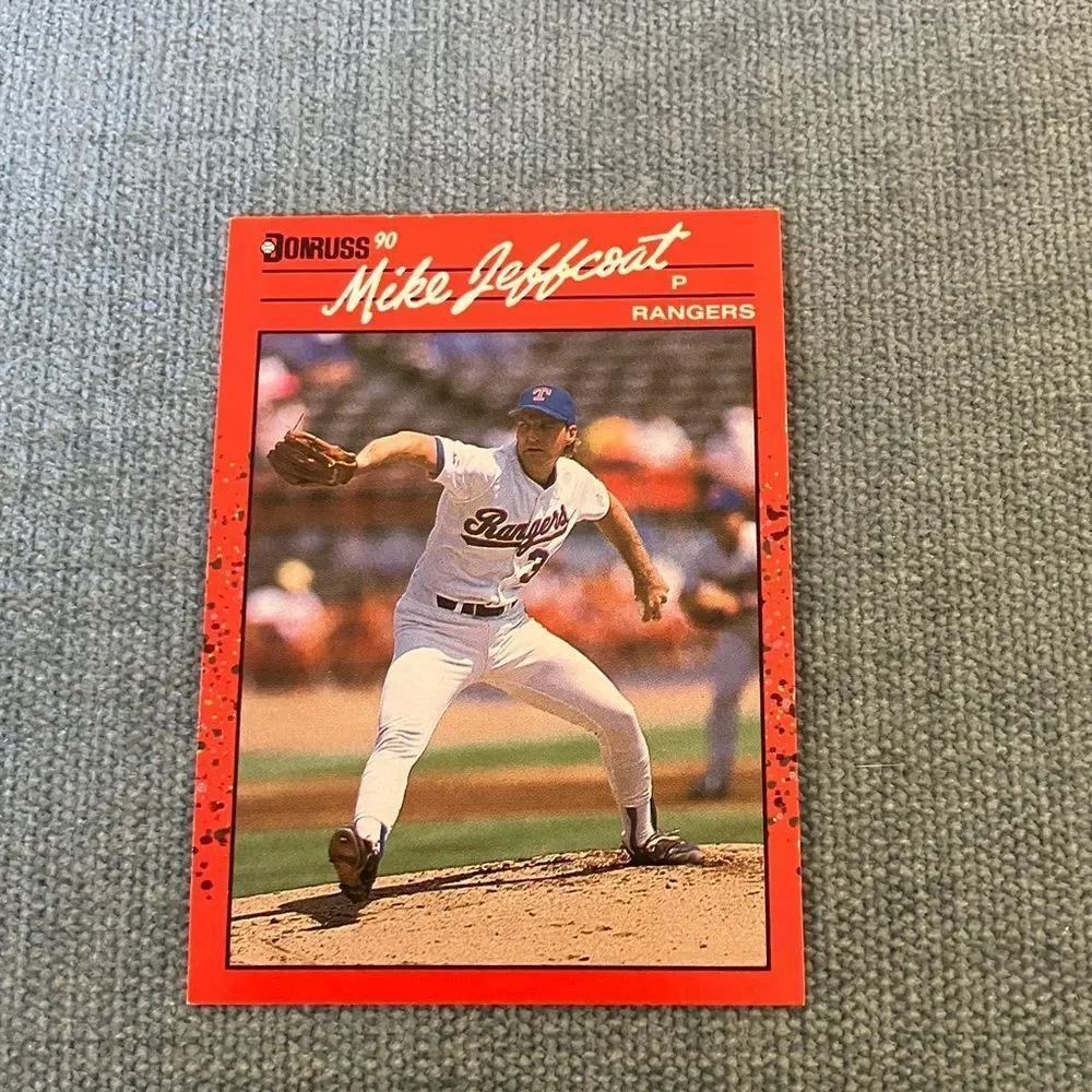 1990 Donruss Texas Rangers Baseball Card Trading Card